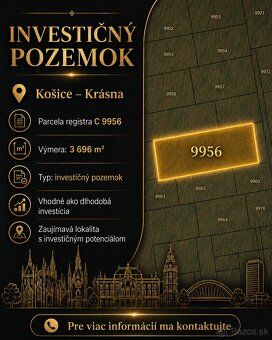 Ponúkame na predaj súbor investičných pozemkov v atraktívnej