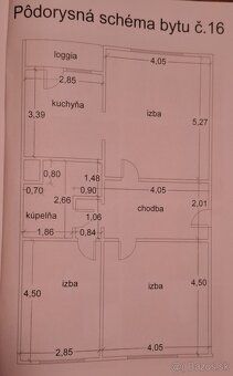 Ponúkame na predaj priestranný a prakticky riešený 3-izbový 