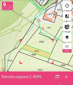 Pozemok o celkovej výmere 2424m2 je vhodný na stavbu rodinné