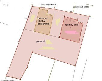 Starší rodinný dom so zastavanou plochou 120 m² po čiastočne
