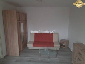 Dobré Reality ponúkajú na prenájom zariadený jednoizbový byť