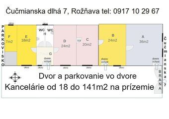 Ponúkame Vám na prenájom obchodné a kancelárske priestory mi
