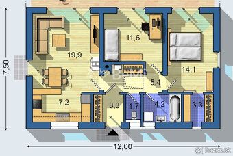 Ponúkame na predaj rozostavaný rodinný dom – moderný bungalo