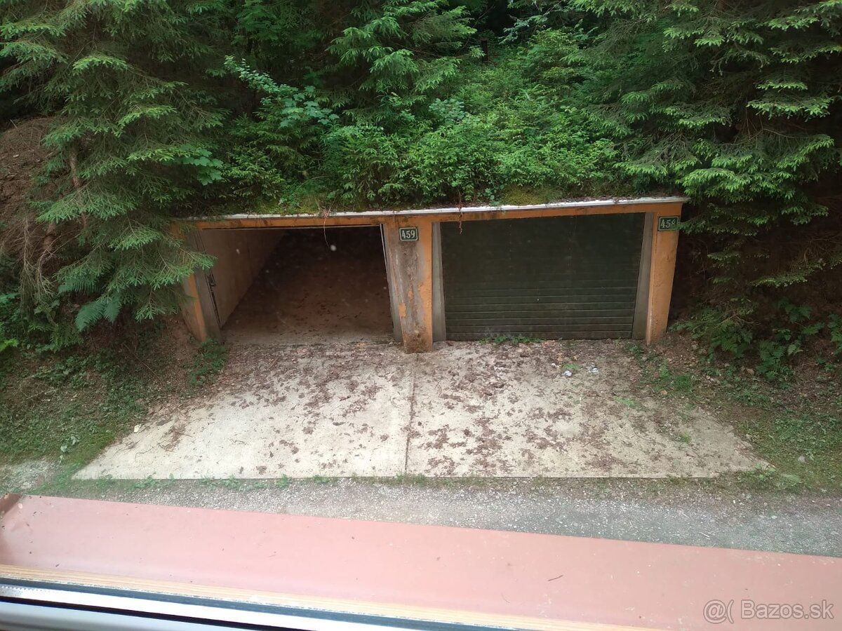 Prenajmem garaž v AD Spiežovec Donovaly. Moznost parkovania 