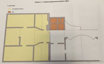 Ponúkam na prenájom kancelárske priestory o výmere 127,04 m²