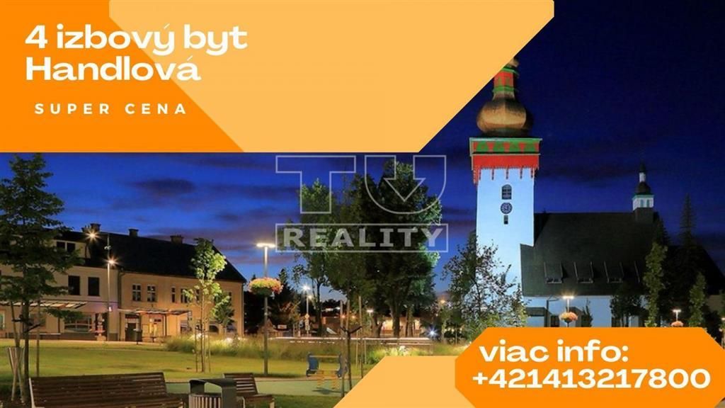 TU reality ponúka 4 izbový byt po rekonštrukcii v meste Hand