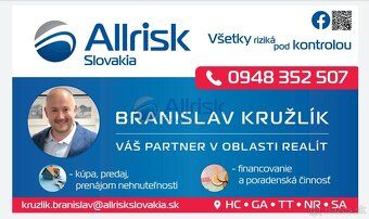 Orgovány pod Čaládom
Allrisk Slovakia Vám v exkluzívnom zast