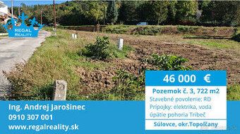 Ponúkame na predaj slnečný stavebný pozemok v obci Velušovce