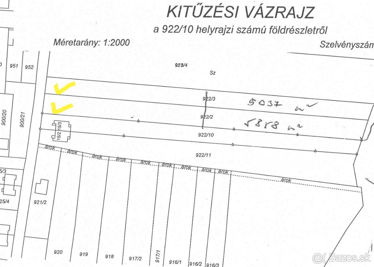 Pozemky v Madarsku predam !!! Ako súkromná osoba ponúkam na 