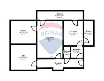 Realitná kancelária RE/MAX exkluzívne ponúka na predaj 3-izb