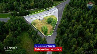 Pozemok sa nachádza v katastrálnom území Tatranskej Lomnice,