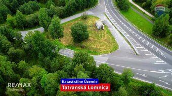 Pozemok sa nachádza v katastrálnom území Tatranskej Lomnice,