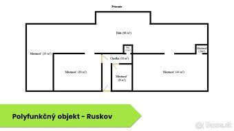 Ponúkame na predaj dvojposchodový polyfunkčný objekt v obci 