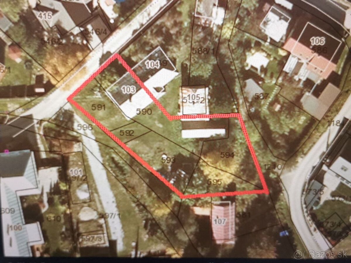 Stavebny pozemok na predaj v hornej zastavanej casti obce ZL