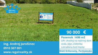 Typ: Pozemky - bytová výstavba Ulica: partizanske Obec: Part