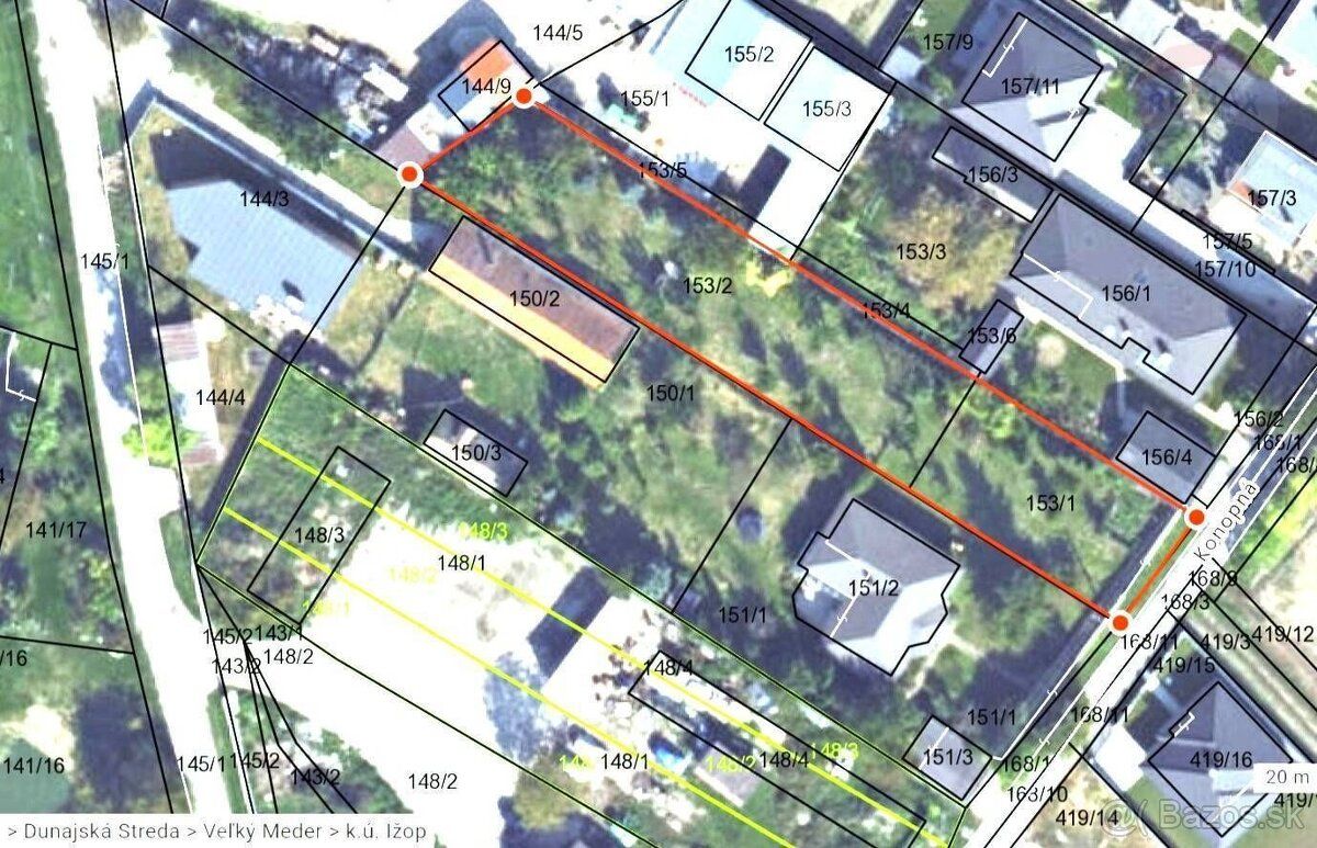Ponúkam na predaj pozemok o výmere 1424 m² nachádzajúci sa v