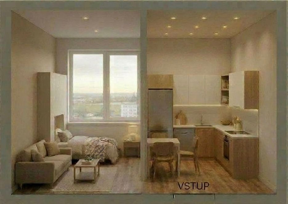 Ponúkam na predaj slobodárku 28m2 vrátane pivnice 3m2, lokal