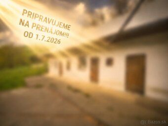 Pripravujeme na prenájom Rodinný dom v Obci Ivanovce v tichu