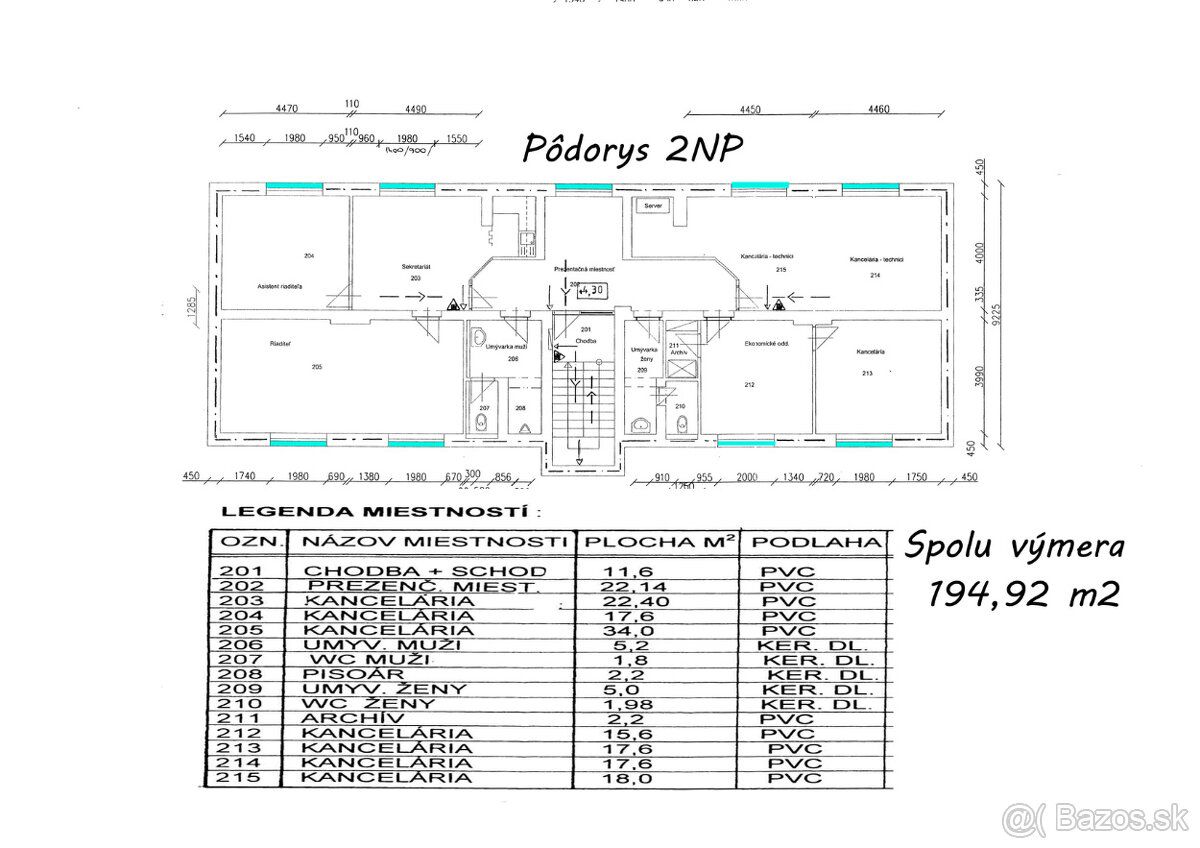 Ponúkame na PREDAJ - CELÝ ADMINISTRATÍVNY OBJEKT (BUDOVA) so