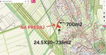 predam pozemok v obci Sol vo Vranove pozemok je rozdeleny na