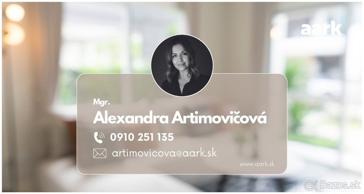 AARK realitná kancelária s.r.o. Alexandra Artimovičová 0910 