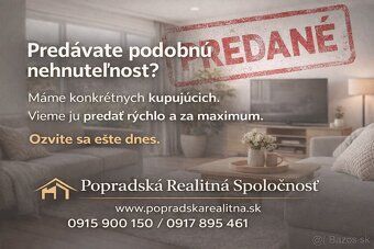 Popradská Realitná Spoločnosť – Váš miestny špecialista !! p