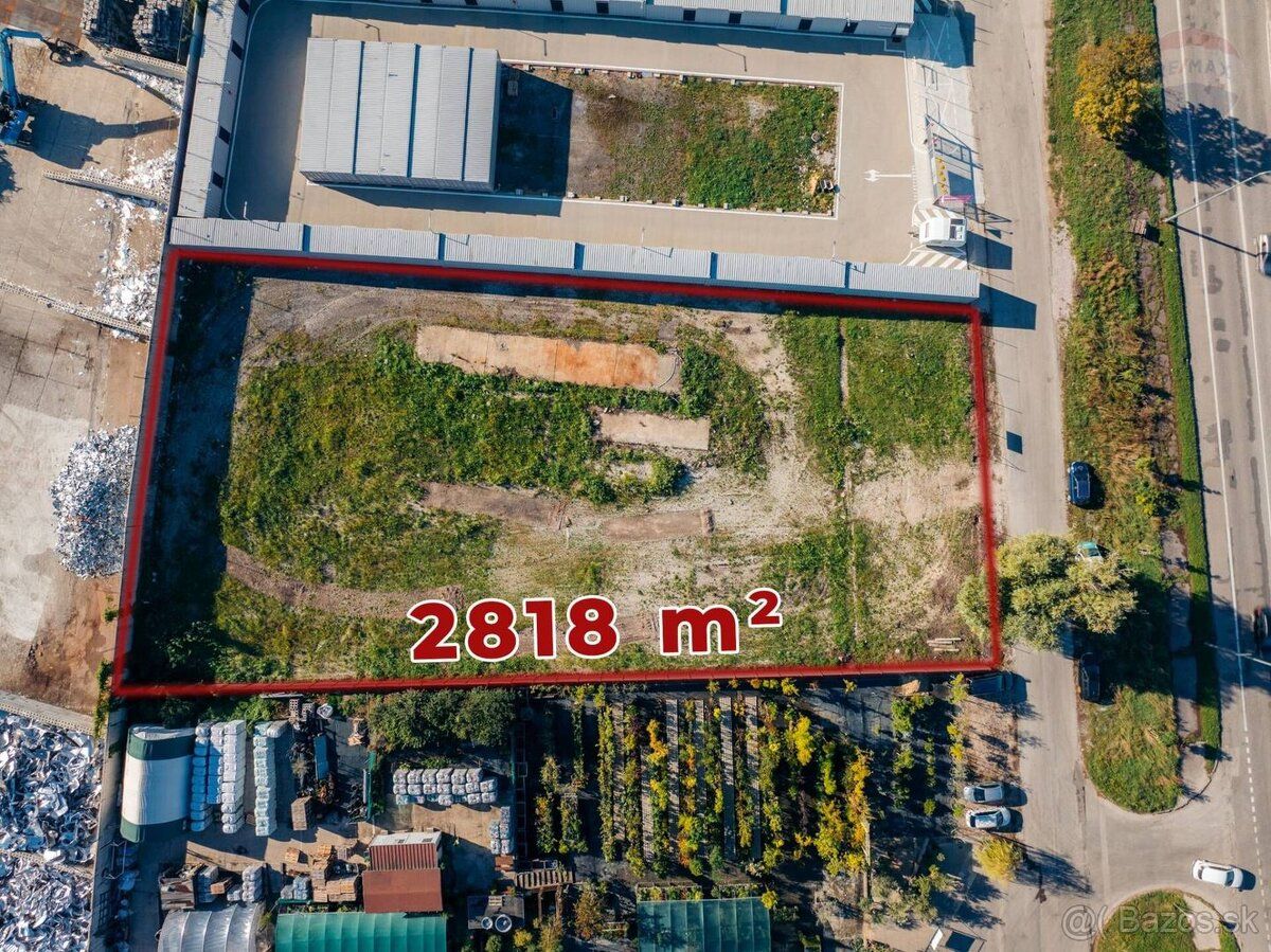 Realitná kancelária RE/MAX ponúka na prenájom spevnený pozem