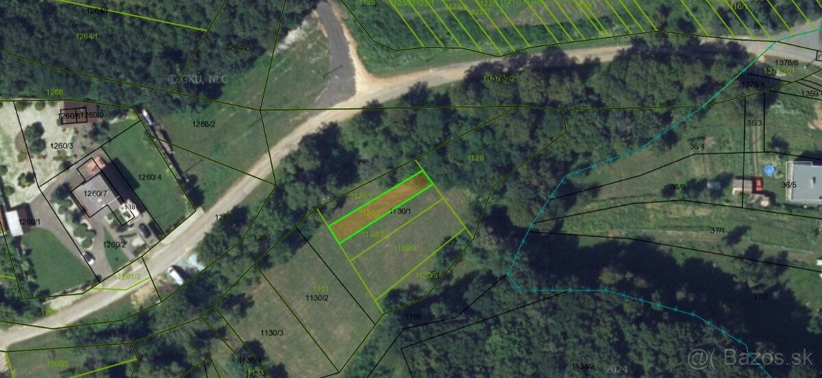 Predám pozemok v k.ú. Ružiná, p.č. 1130/2 o výmere 221 m2