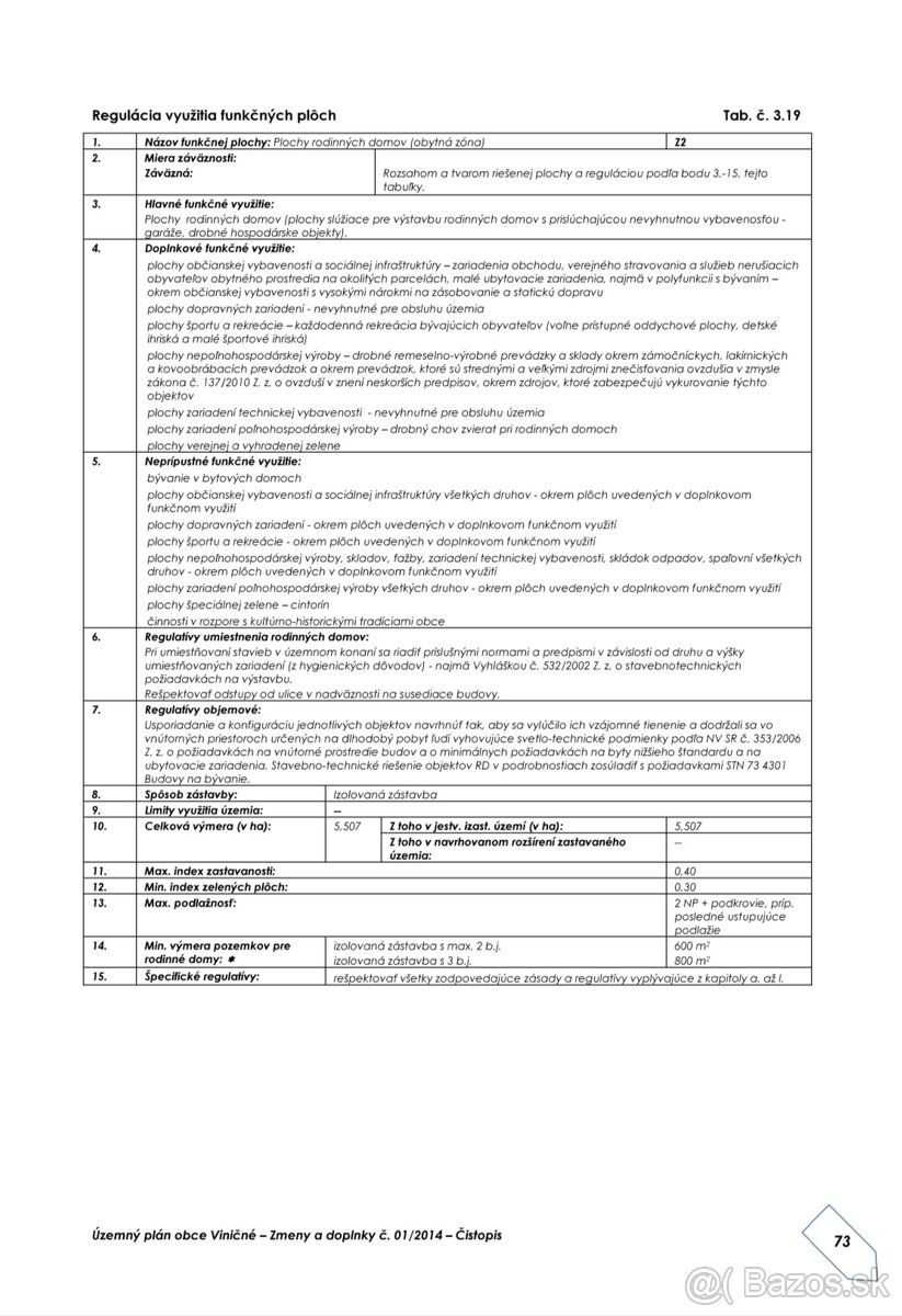 Predám pozemok v obci Viničné s výborným investičným potenci