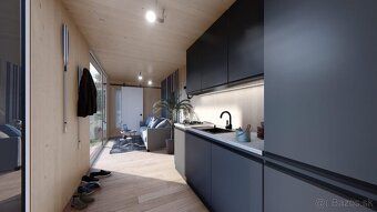 Prerobený zánovný lodný kontajner oceľovej konštrukcie. Odhr
