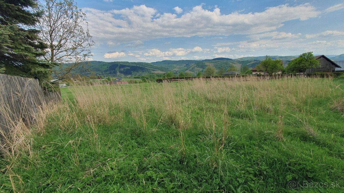 Predám rekreačný pozemok s krásnymi výhľadmi v Krásne nad Ky