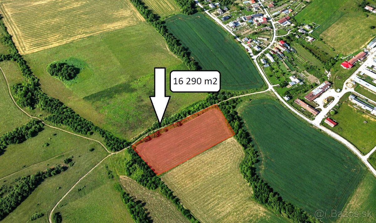 Ponúkame na predaj rozľahlý pozemok vedený ako orná pôda v k