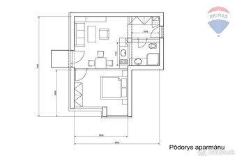 Ponúkame na predaj moderný 2-izbový apartmán o výmere 35 m² 