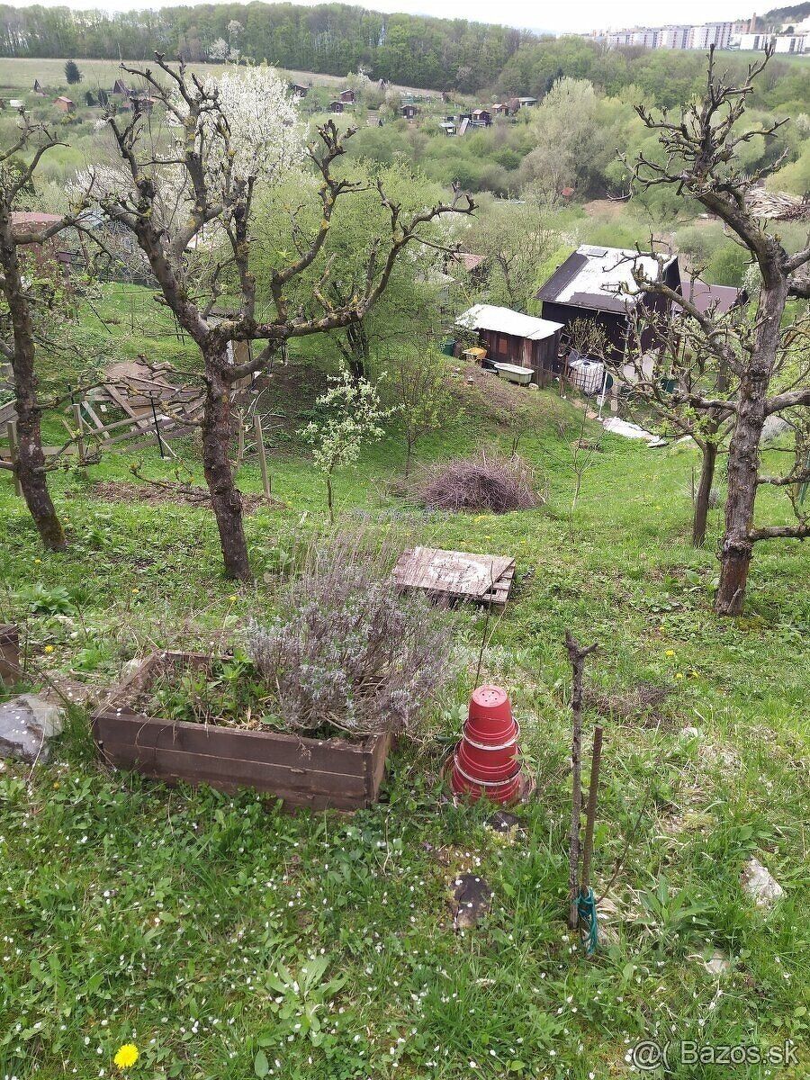 Zahrada 558m2 Ovocne stromy Hrozno Úžitková voda na hranici 