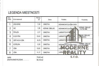 Moderné Reality ponúka na predaj 3-izbovú novostavbu rodinné