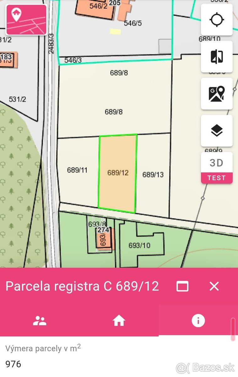 Ponúkame na predaj tri stavebné pozemky nachádzajúce sa v ka