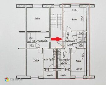 Ponúkam na predaj 2 izbový byt s lodžiou v Žiari nad Hronom,