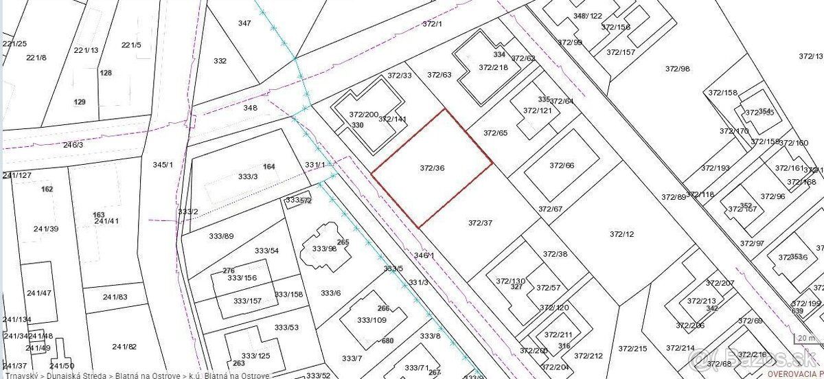 Ponúkame na predaj rovinný stavebný pozemok o výmere 660 m² 