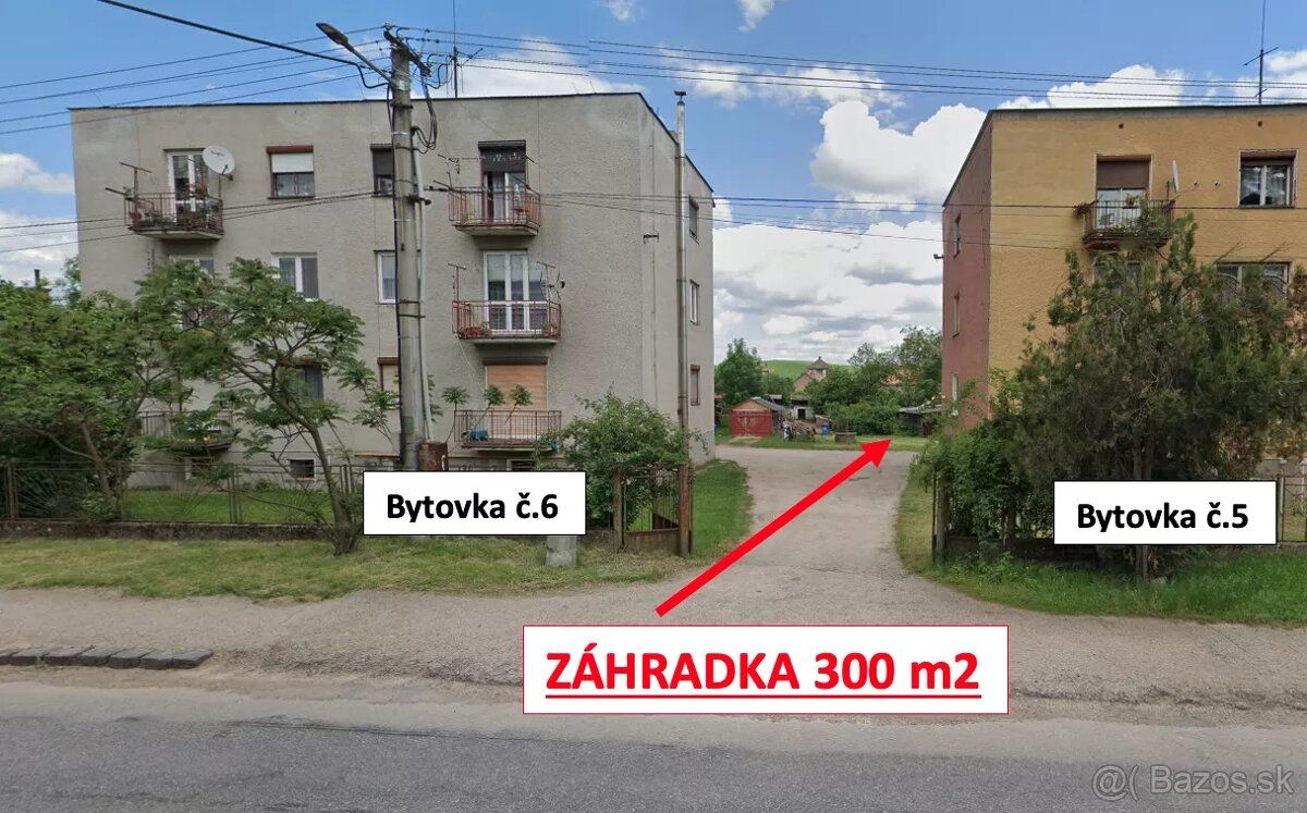 Spoločnosť Slovak Estate s.r.o.ponúka na predaj záhradku v o