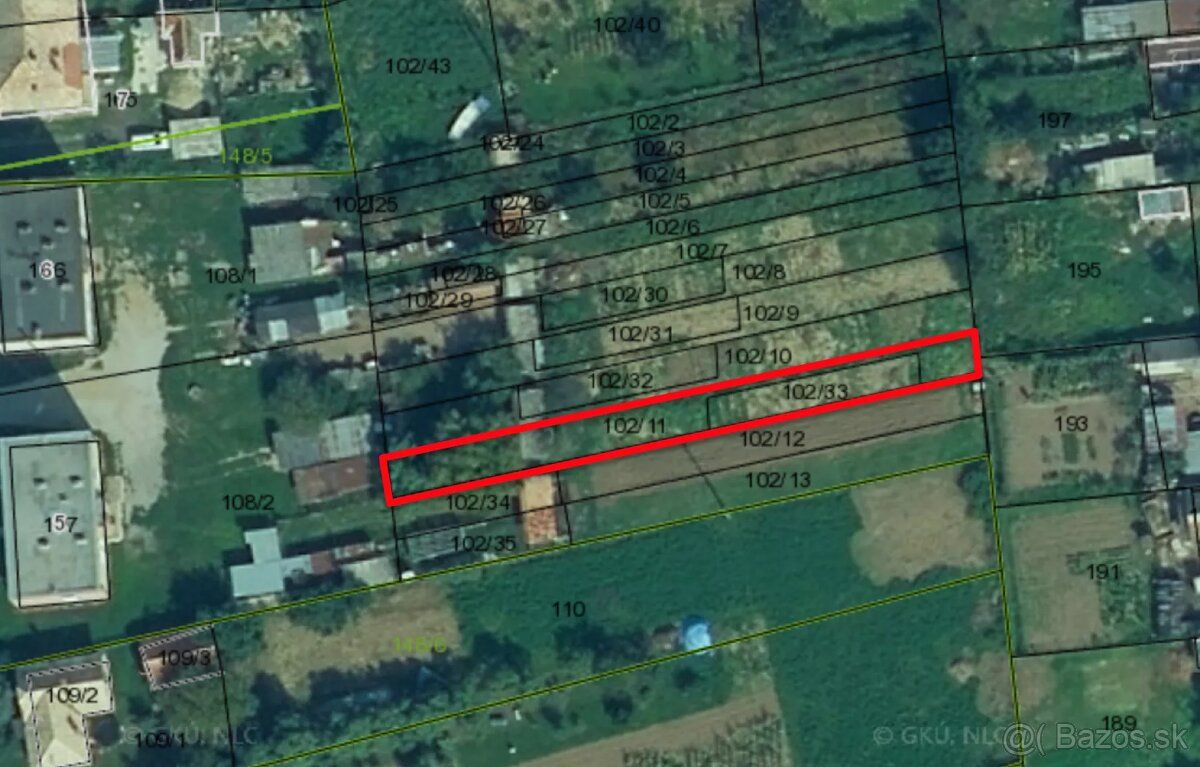 Spoločnosť Slovak Estate s.r.o.ponúka na predaj záhradku v o