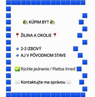 Typ: 2-izbový byt Ulica: Hollého Mestská časť: Staré mesto O