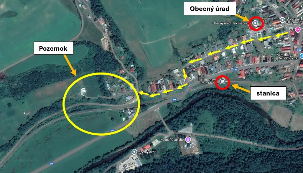 Spoločnosť Slovak Estate s.r.o. ponúka na predaj pozemok v p