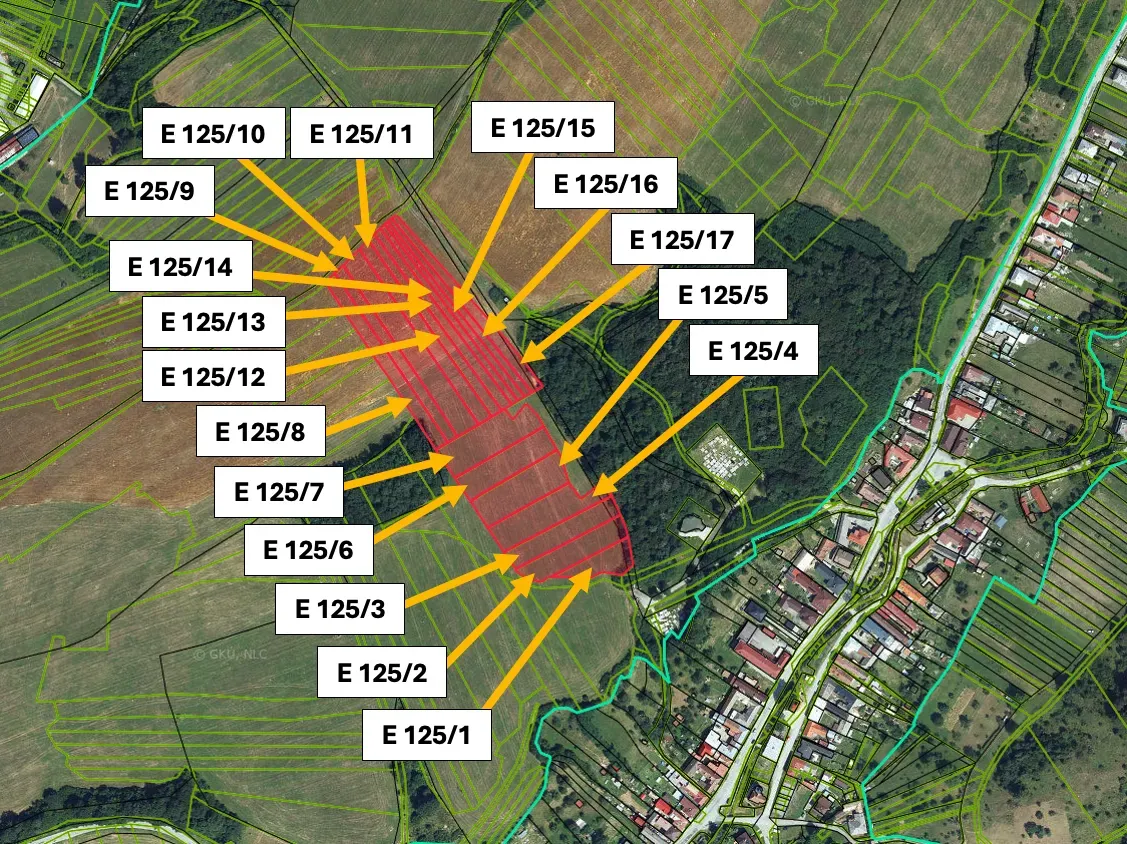 INVESTIČNÁ PRÍLEŽITOSŤ V KATASTRÁLNOM ÚZEMÍ DÚBRAVICA! – poz