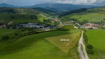 Predám pozemok o rozlohe 1240m2 nad obcou Kňažia s nadherným