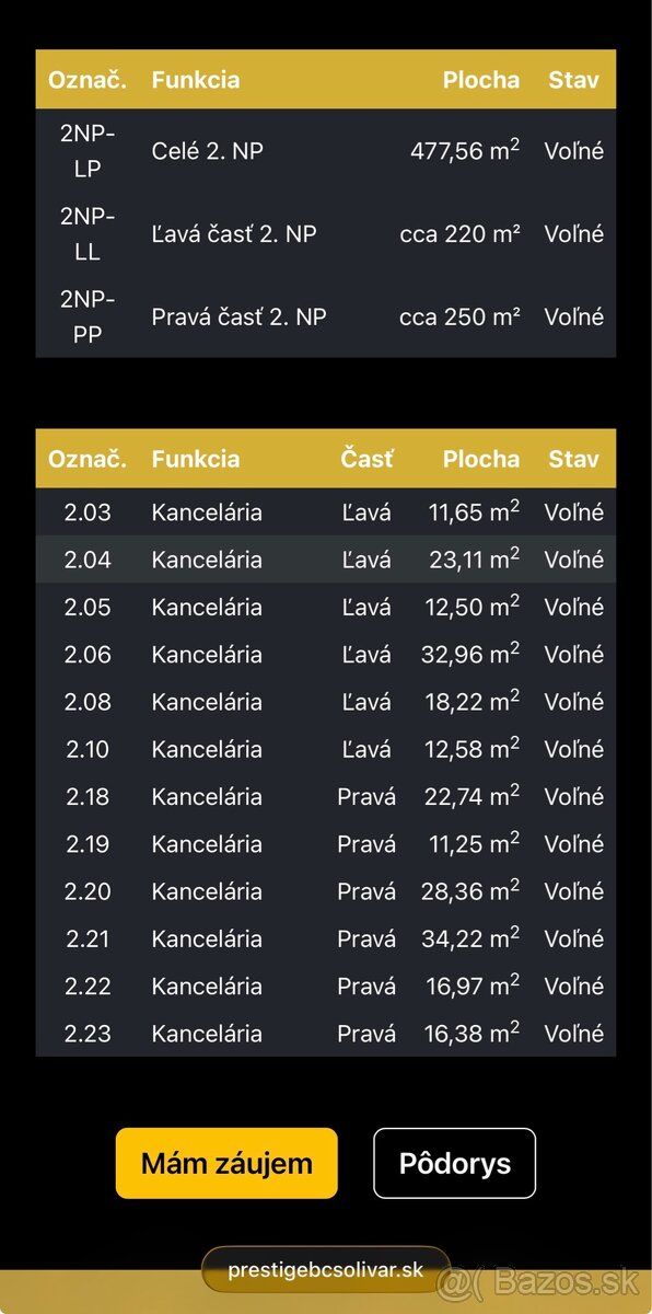 Ponúkame na prenájom moderné kancelárske priestory v novosta