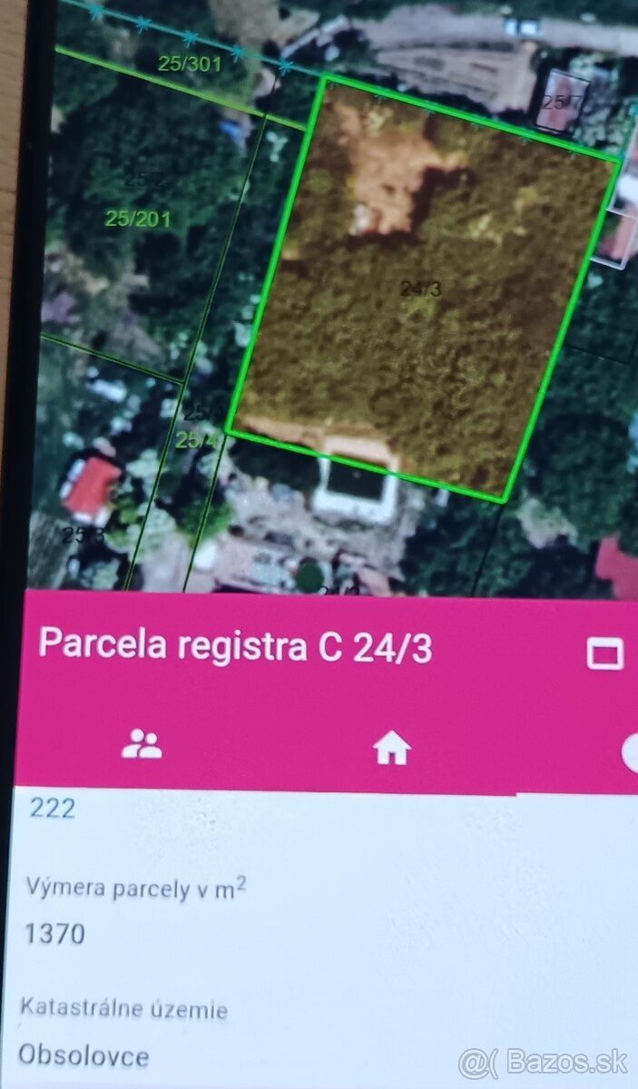 Ponúkam na predaj stavebný pozemok v obci Horné Obdokovce ča