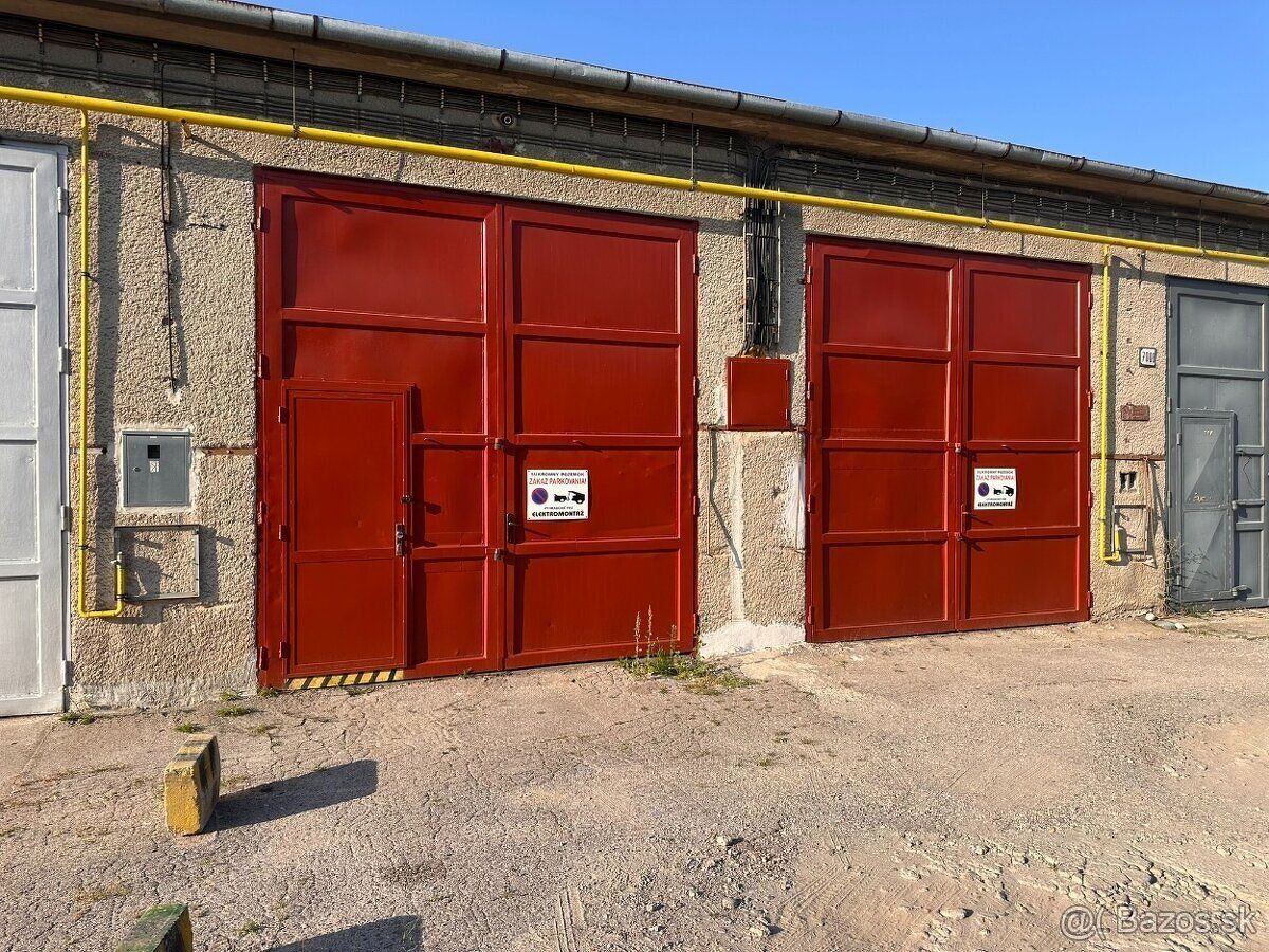 Ponúkame na prenájom dvojgaráž s celkovou plochou 2 × 54 m²,