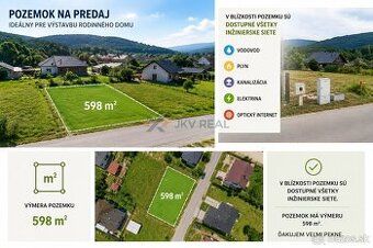 Predam pozemok v Lietave, kde už je aj navrhnutý dom (projek