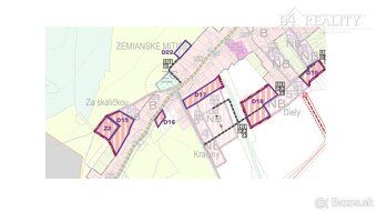 Ponúkame Vám na predaj stavebný pozemok s výmerou 793 m2 v o