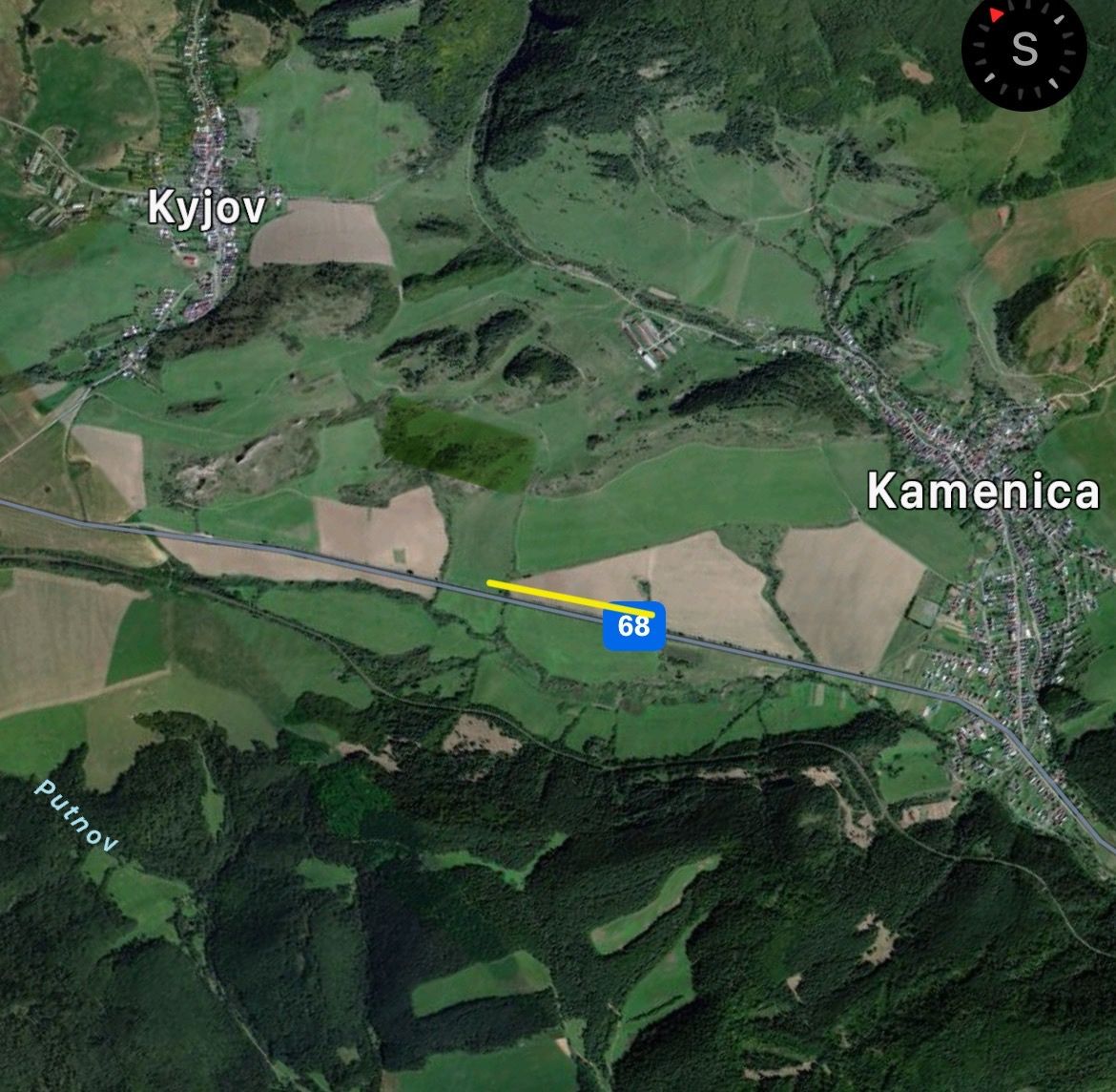 Predám pozemok v katastrálnom území Kamenica vedený ako orná
